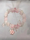 Imported Pink Cherry Blossom Bracelet