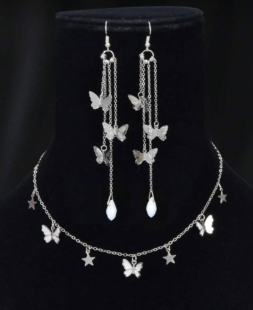 3 Piece Star Butterfly Necklace