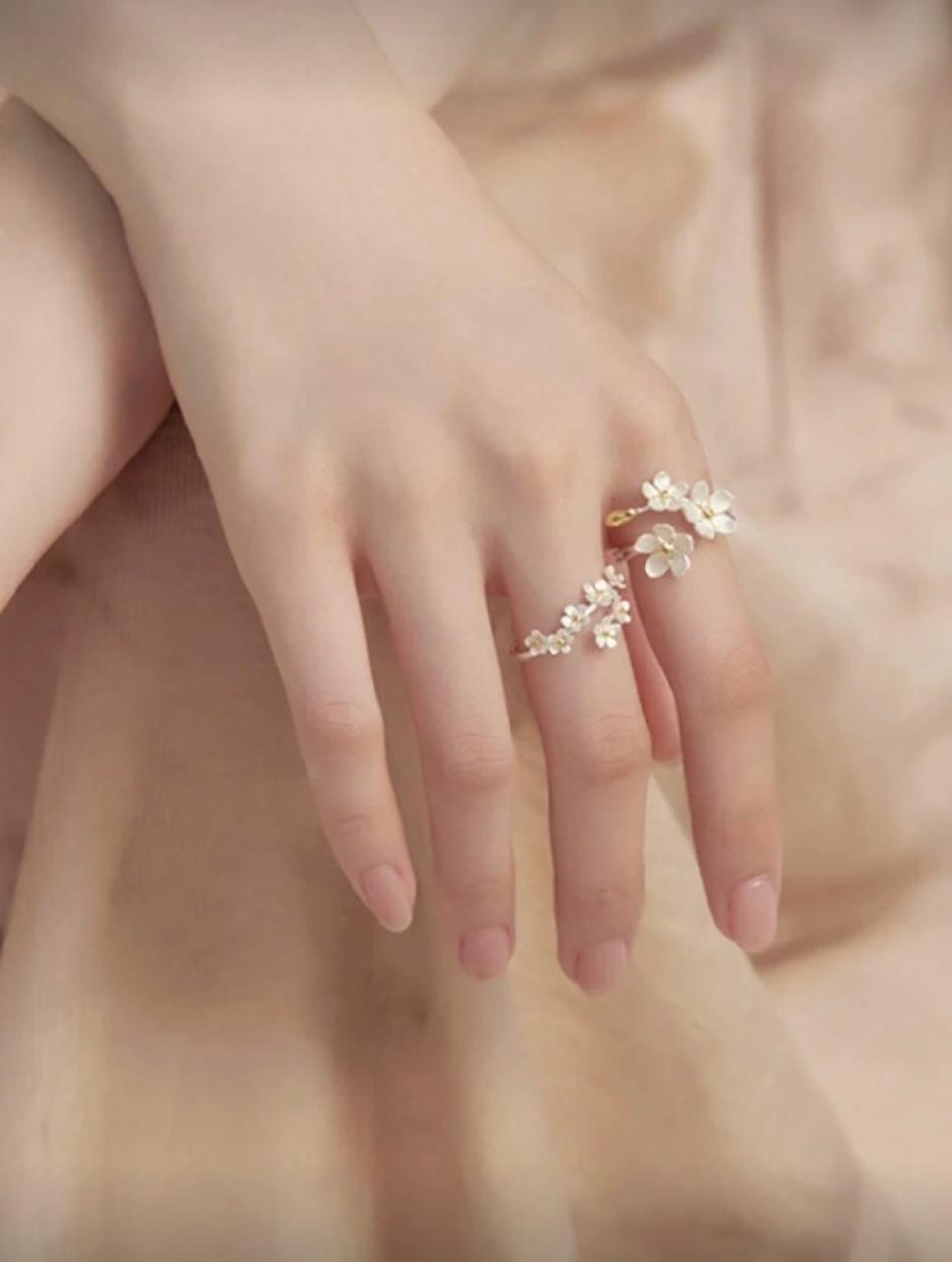 Imported 3D Flower design Ring